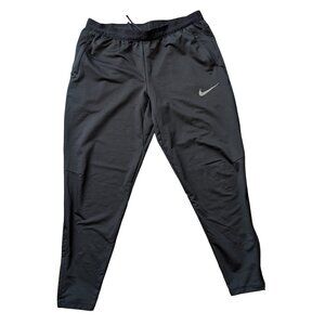 Nike Men's Phenom 2 Dri-Fit Knit Running Pants Ankle Zip sz L Black AA0690-010